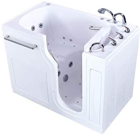 S-Class3052 Acrylic Walk In Tub Soaking, Fast Fill Faucet, 2" Drain Left (Dual Massage Right) 2