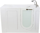 Monaco Acrylic Soaking Walk-In Tub, Outward Swing Door, Fast Fill Faucet, 2" Dual Drain (Right Drain)