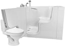 Ella Transfer60 Acrylic Soaking Walk-In Tub, Outward Swing Door, Fast Fill Faucet, Left 2" Dual Drain 2