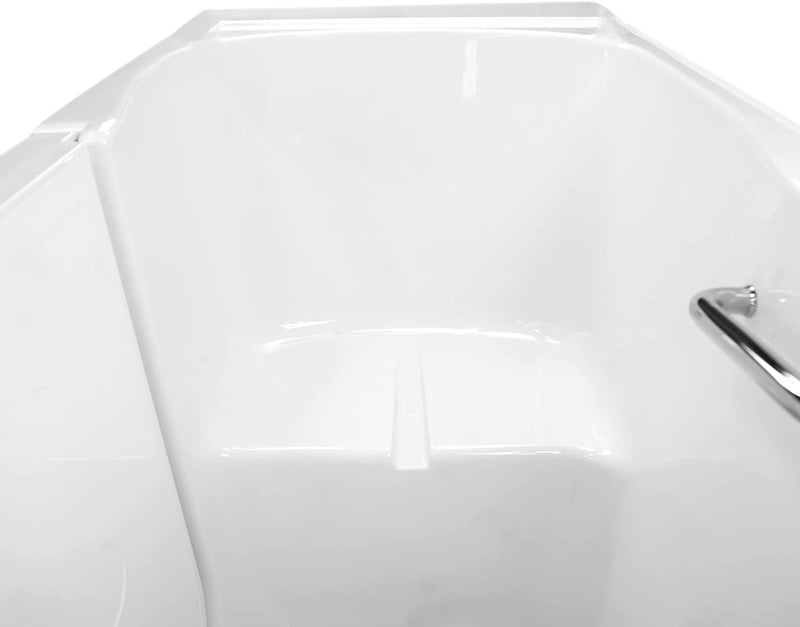 Monaco Acrylic Soaking + Heated Seat Walk-In Tub, Left Outward Swing Door, Fast Fill Faucet, 2" Dual Drain 6