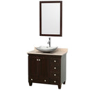 Wyndham Collection Acclaim 36" Single Bathroom Vanity for Vessel Sink - Espresso WC-CG8000-36-SGL-VAN-ESP 6