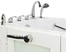 Monaco Acrylic Soaking + Heated Seat Walk-In Tub, Left Outward Swing Door, Fast Fill Faucet, 2" Dual Drain 4