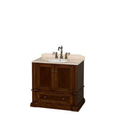 Wyndham Collection Rochester 36" Single Bathroom Vanity - Cherry WC-J231-36-SGL-VAN-CHE 6
