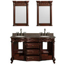Wyndham Collection Edinburgh 60" Double Bathroom Vanity - Cherry WC-J233-60-DBL-VAN-CHE 6