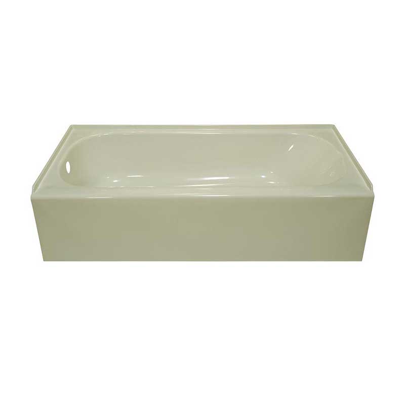 Lyons Industries Victory 4.5 ft. Left Drain Soaking Tub in Biscuit