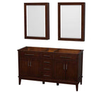 Wyndham Collection Hatton 60" Double Bathroom Vanity - Dark Chestnut WC-1616-60-DBL-VAN-CDK 6