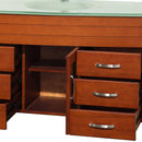 Wyndham Collection Daytona 78" Double Bathroom Vanity Set - Cherry WC-A-W2200-78-CH 7
