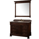 Wyndham Collection Andover 48" Traditional Bathroom Vanity Set - Dark Cherry WC-TS48-DKCH 4
