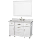 Wyndham Collection Berkeley 48" Single Bathroom Vanity - White WC-1717-48-SGL-WHT