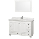 Wyndham Collection Acclaim 48" Single Bathroom Vanity - White WC-CG8000-48-WHT