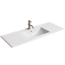 Wyndham Collection Natalie 48 in. Single Bathroom Vanity in Espresso, White Porcelain Countertop, Integrated Sink, and 24 in. Mirror WCS211148SESWPINTM24 3