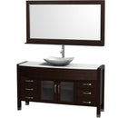 Wyndham Collection Daytona 60" Bathroom Vanity with Vessel Sink and Mirror - Espresso WC-A-W2109-60-T-ESP 6
