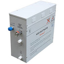 Superior 6kW Self-Draining Steam Bath Generator with Waterproof Programmable Controls and Chrome Steam Outlet