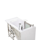 Ella Elite 30"x52" Acrylic Soaking Walk-In-Bathtub, Left Inward Swing Door, 2 Piece Fast Fill Faucet, 2" Dual Drain 5