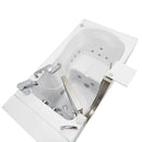Ella Royal 32"x52" Acrylic Hydro Massage Walk-In Bathtub with Left Inward Swing Door, 2 Piece Fast Fill Faucet, 2" Dual Drain 5