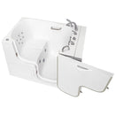 Ella Wheelchair Transfer 36"x55" Acrylic Hydro Massage Walk-In Bathtub with Right Outward Swing Door, 5 Piece Fast Fill Faucet, 2" Dual Drain 5