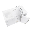 Ella Monaco 32"x52" Acrylic Soaking Walk-In-Bathtub, Right Outward Swing Door, Heated Seat,  5 Piece Fast Fill Faucet, 2" Dual Drain 5