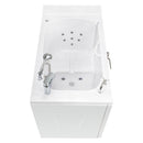 Ella Wheelchair Transfer 32"x52" Acrylic Hydro Massage Walk-In Bathtub with Left Outward Swing Door, Heated Seat, 2 Piece Fast Fill Faucet, 2" Dual Drain 5