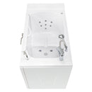 Ella Wheelchair Transfer 32"x52" Acrylic Hydro Massage Walk-In Bathtub with Right Outward Swing Door, Heated Seat, 2 Piece Fast Fill Faucet, 2" Dual Drain 5