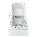 Ella Wheelchair Transfer 32"x52" Acrylic Hydro Massage Walk-In Bathtub with Right Outward Swing Door, Heated Seat, 5 Piece Fast Fill Faucet, 2" Dual Drain 5