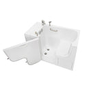 Ella Wheelchair Transfer 32"x52" Acrylic Soaking Walk-In-Bathtub, Left Outward Swing Door, 2 Piece Fast Fill Faucet, 2" Dual Drain 5