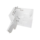 Ella Wheelchair Transfer 36"x55" Acrylic Air and Hydro Massage Walk-In Bathtub with Left Outward Swing Door, 5 Piece Fast Fill Faucet, 2" Dual Drain 5