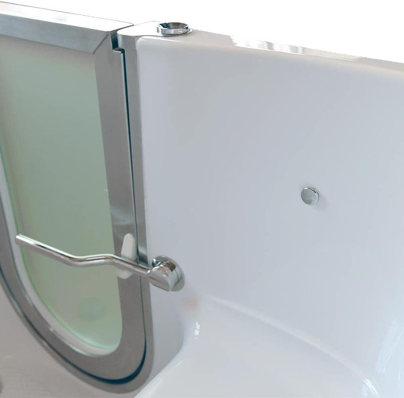 Ella's Bubbles H03118-HB Royal Acrylic Soaking+Heated Seat Walk-In Bathtub, 32" x 52" x 38", White 6