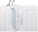 Ella's Bubbles OA3052DH-HB-L-D Capri Air and Hydro Massage Acrylic Walk-In Bathtubs, Outward Swing Door, Ella 5pc. Fast-Fill Faucet, Digital Control, Heated Seat, Left 2" Drain, 30"x 52", White 2
