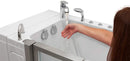 Ella Peitite 28"x52" Acrylic Air and Hydro Massage and Heated Seat Walk-In Bathtub with Left Inward Swing Door, 2 Piece Fast Fill Faucet, 2" Dual Drain 6