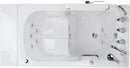 Ella's Bubbles OA3052HH-HB-L Capri Hydro Massage Acrylic Walk-In Bathtub, Left Outswing Door, Ella 5pc. Fast-Fill Faucet, Heated Seat, Dual 2" Drains, 30"x 52", White 9