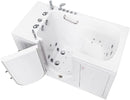 Ella's Bubbles OA3052DH-HB-L-D Capri Air and Hydro Massage Acrylic Walk-In Bathtubs, Outward Swing Door, Ella 5pc. Fast-Fill Faucet, Digital Control, Heated Seat, Left 2" Drain, 30"x 52", White 7