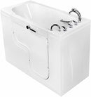 Ella's Bubbles OLA3060-R-HB Transfer 60 Soaking Walk-In Bathtub with Right Outward Swing Door, Ella 5pc. Fast-Fill Faucet, Dual 2" Drains, White