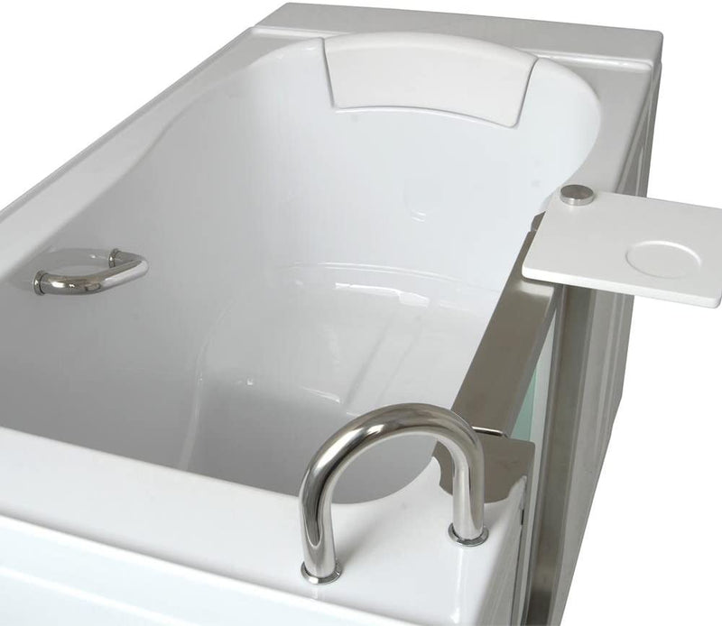 Ella's Bubbles H03118-HB Royal Acrylic Soaking+Heated Seat Walk-In Bathtub, 32" x 52" x 38", White 5