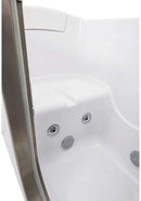 Royal Acrylic Microbubble+Heated Seat Walk-In Bathtub, Inward Swing Door, 2 Piece Fast Fill Faucet, Right 2" Dual Drain 7