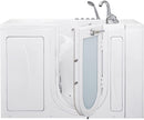 Ella's Bubbles OA3052D-R-D Capri Air and Hydro Massage Acrylic Walk-In Bathtub with Right Outward Swing Door, Digital Control, Thermostatic Faucet, Dual 2" Drains, 30"x52", White 12