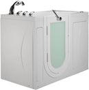 Ella's Bubbles OA3052DH-HB-L-D Capri Air and Hydro Massage Acrylic Walk-In Bathtubs, Outward Swing Door, Ella 5pc. Fast-Fill Faucet, Digital Control, Heated Seat, Left 2" Drain, 30"x 52", White 14