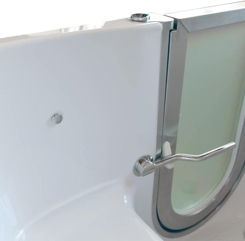 Ella's Bubbles H03117-HB Royal Acrylic Soaking+Heated Seat Walk-In Bathtub, 32" x 52" x 38", White 6