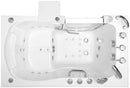 Ella's Bubbles H3108 Elite Hydro Massage Acrylic Walk-In Bathtub, Inward Swing Door, Thermostatic Control Faucet, White 2