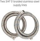 Ella Brushed Nickel 2 Piece Single Lever Fast-Fill Faucet 8