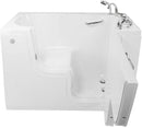 Ella's Bubbles OLA3060-R-hHB Transfer 60 Soaking and Heated Seat Walk-In Bathtub with Right Outward Swing Door, Ella 5pc. Fast-Fill Faucet, Dual 2" Drains, White 2
