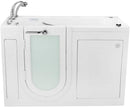 Ella's Bubbles OA2660H-L-HB Lounger Hydro Massage Walk-In Bathtub with Left Outward Swing Door, Ella 5pc. Fast-Fill Faucet, Dual 2" Drains, 27" x 60" x 43", White 5
