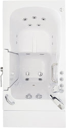 Capri Acrylic Hydro+Microbubble Massage Walk-In Tub, Outward Swing Door, Fast Fill Faucet, Right 2" Dual Drain 3