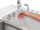 Elite Hydro Foot Massage Acrylic Walk-In Tub, Fast Fill Faucet, 2" Dual Drain (Left Drain w/ Heated seat) 6