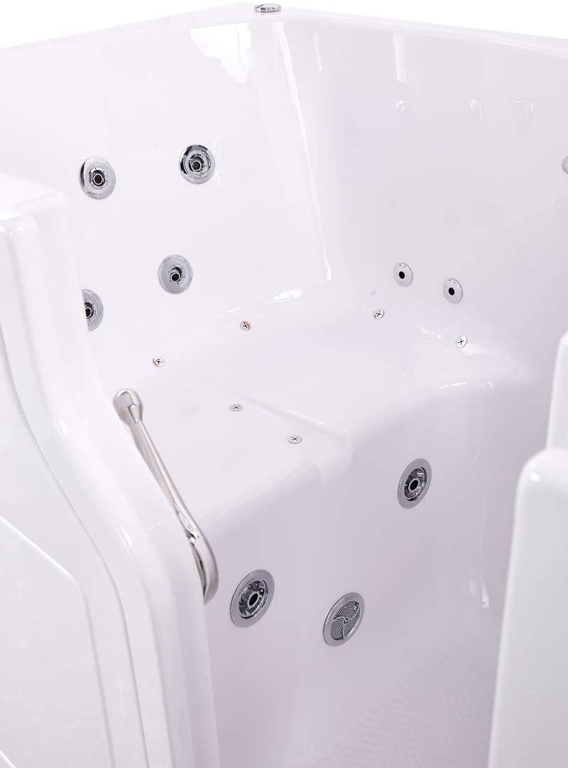 Ellas Bubbles AS3655D-L S-Class3655 Walk-In Bathtub, White 8