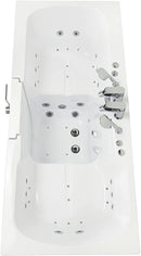 Ella's Bubbles O2SA3260DM-R Tub4Two Air and Hydro Massage, Microbubble Acrylic Walk-in Tub with Right Outward Swing Door, Thermostatic Faucet, Dual 2" Drains, 32" x 60" x 42", White 11