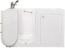 Ella's Bubbles OA2660DH-L Lounger Air and Hydro Massage Acrylic Walk-in Bathtub with Heated Seat, Left Outward Swing Door, Thermostatic Faucet, Dual 2" Drains, 27" x 60" x 43", White 10