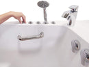 30x52 Transfer Hydro Foot Massage Acrylic Walk-In Tub, Fast Fill Faucet, Right 2" Dual Drain w/ Heated Seat 4