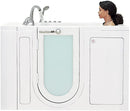 Ella's Bubbles OA3052DH-HB-L-D Capri Air and Hydro Massage Acrylic Walk-In Bathtubs, Outward Swing Door, Ella 5pc. Fast-Fill Faucet, Digital Control, Heated Seat, Left 2" Drain, 30"x 52", White 11