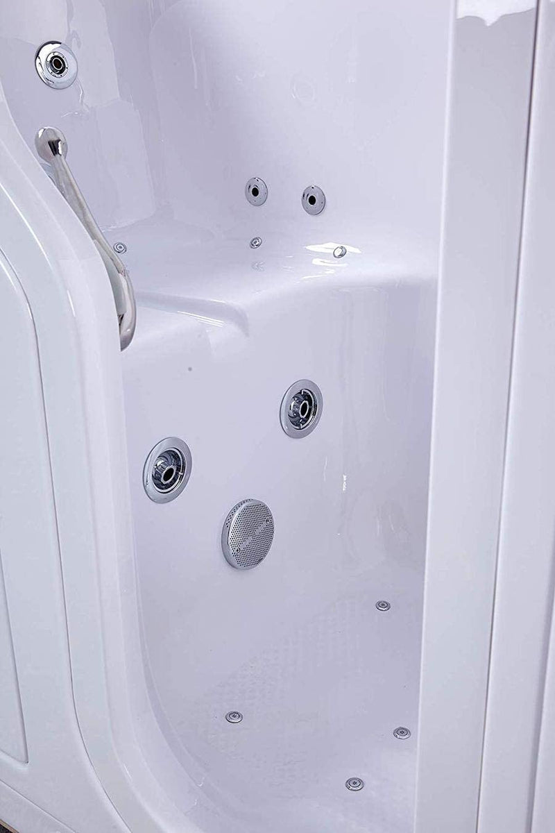 S-Class3052 Acrylic Walk In Tub Soaking, Fast Fill Faucet, 2" Drain Left (Dual Massage Right) 4