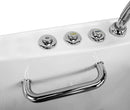 Ella Transfer60 Acrylic Air+Hydro Massage Walk-In Tub, Outward Swing Door, Fast Fill Faucet, 2" Dual Drain (Right Drain) 4